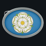 Flag of Yorkshire (UK) Belt Buckle<br><div class="desc">Yorkshire flag,  England.</div>