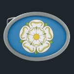 Flag of Yorkshire (UK) Belt Buckle<br><div class="desc">Yorkshire flag,  England.</div>