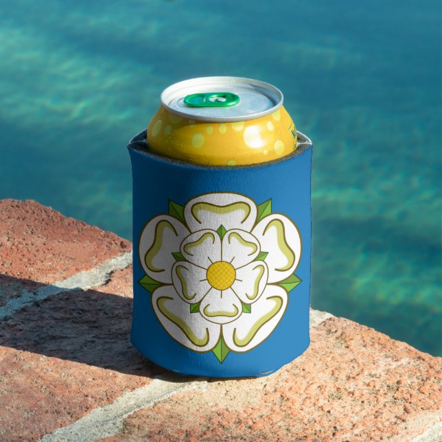 Flag of Yorkshire (UK) Can Cooler (In Situ Pool)
