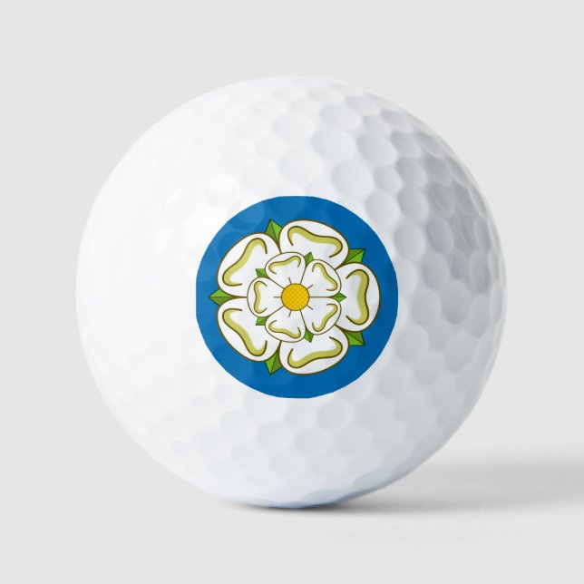 Flag of Yorkshire (UK) Golf Balls (Front)