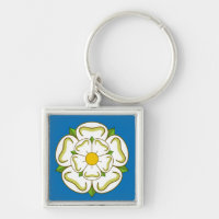 Flag of Yorkshire (UK) Keychain