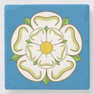 Flag of Yorkshire (UK) Stone Coaster