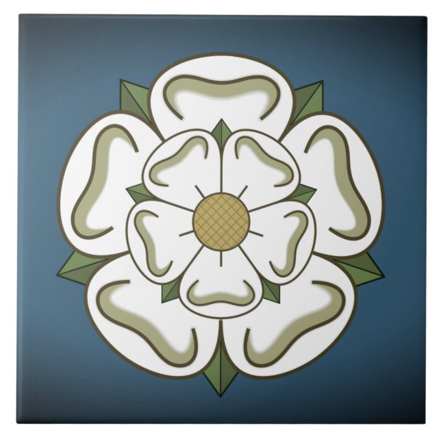 Flag of Yorkshire (UK) Tile (Front)