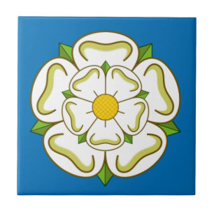 Flag of Yorkshire (UK) Tile