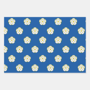 Flag of Yorkshire Wrapping Paper Sheet