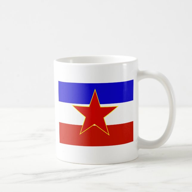 Flag of Yugoslavia Coffee Mug (Right)
