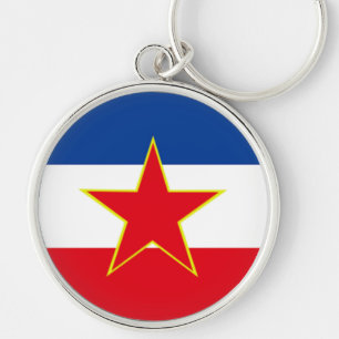 Flag of Yugoslavia Key Ring