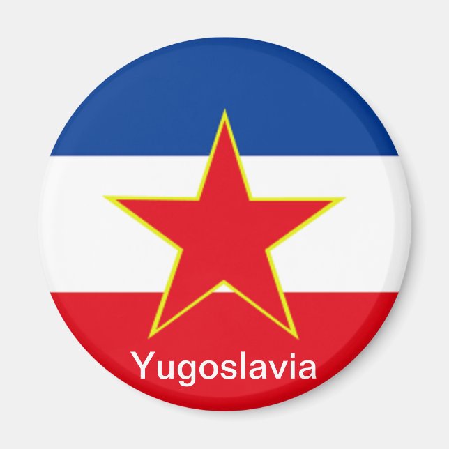 Flag of Yugoslavia Magnet (Front)