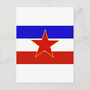 Flag of Yugoslavia Postcard