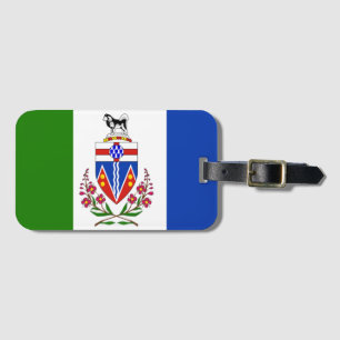Flag of Yukon, Canada Luggage Tag