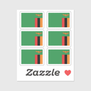 Flag of Zambia Collection pack of 6