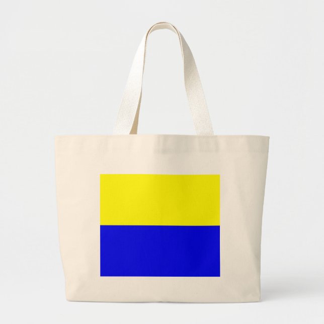 Flag of Zandvoort Large Tote Bag (Front)