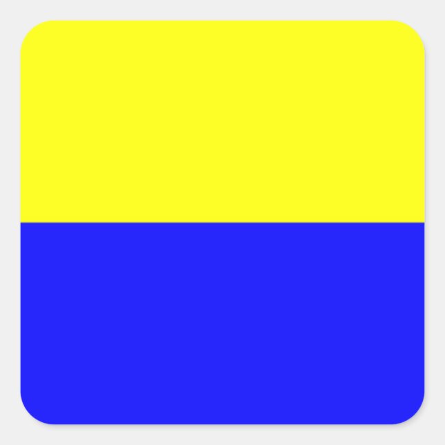 Flag of Zandvoort Square Sticker (Front)