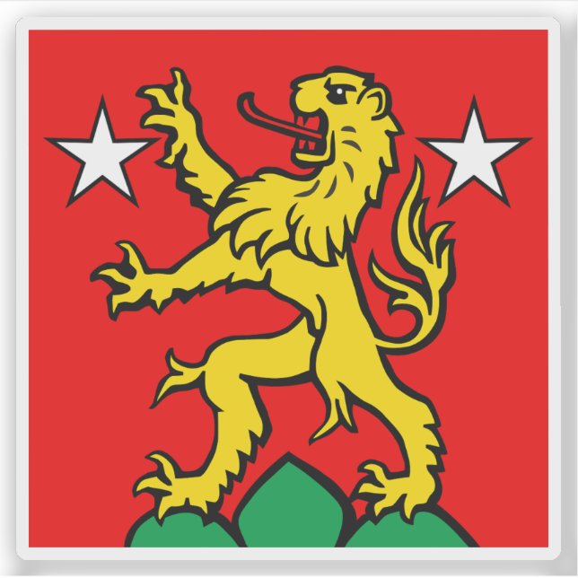 Flag of Zermatt, Switzerland (Front)