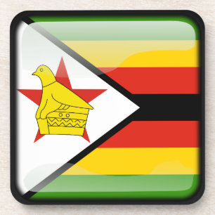 Flag of Zimbabwe Coaster