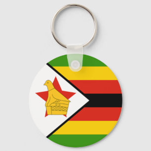 Flag of Zimbabwe Key Ring