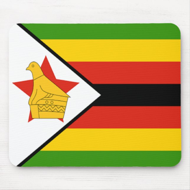 Flag of Zimbabwe Mouse Mat (Front)