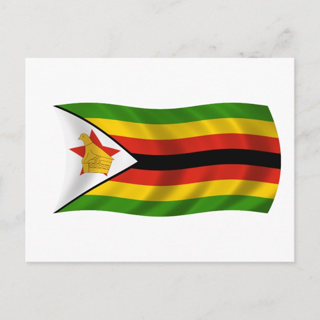 Flag of Zimbabwe Postcard (Front)