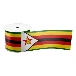 Flag of Zimbabwe Satin Ribbon