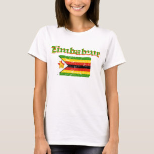 Flag of Zimbabwe t shirt design