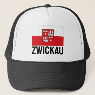 Flag of Zwickau, Germany Trucker Hat