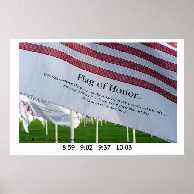 Flag or Heroes Poster (Front)