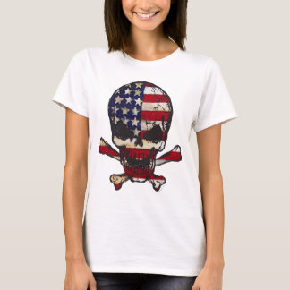 Flag-painted-Skull.png T-Shirt