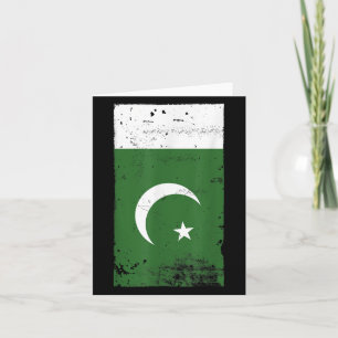 Flag Pakistan Pakistani National Pride Country Card