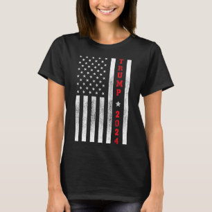 Flag Patriotic 4th Of July Trump 2024 T-Shirt