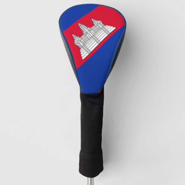 Flag pattern of Cambodia Golf Head Cover (Front)