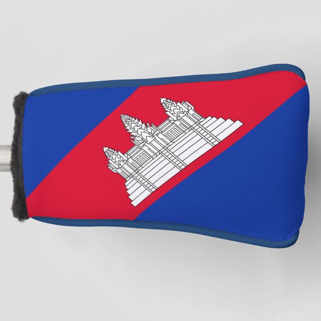 Flag pattern of Cambodia Golf Head Cover (Front)