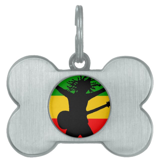 Flag Pet ID Tag (Front)