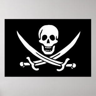 Flag Pirate Jolly Roger Poster