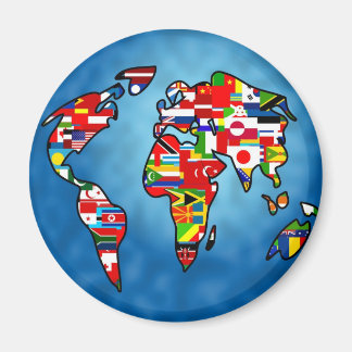Flag Planet Magnet