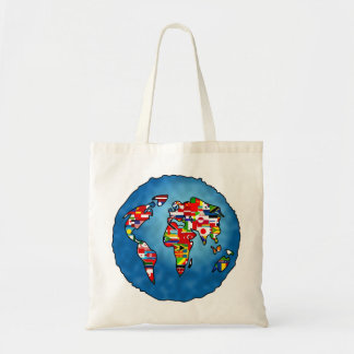 Flag Planet Tote Bag