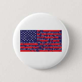 Flag-Pledge 6 Cm Round Badge