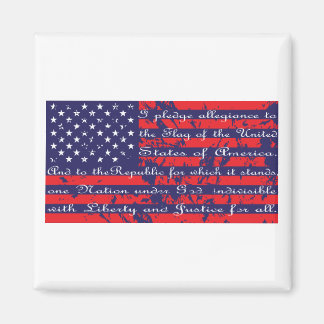 Flag-Pledge Magnet