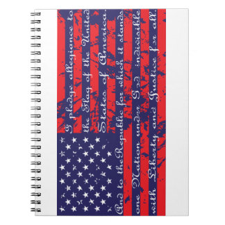 Flag-Pledge Notebook