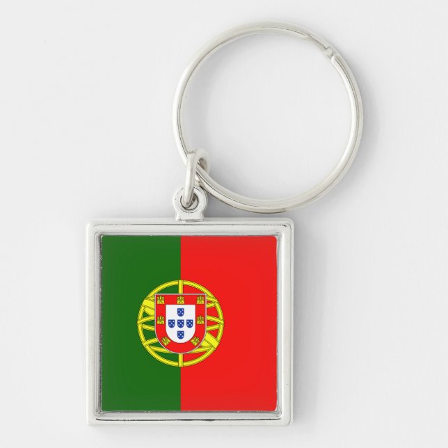 Flag Portugal Key Ring (Front)