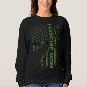 Flag Proud French Bulldog Mom Sweatshirt