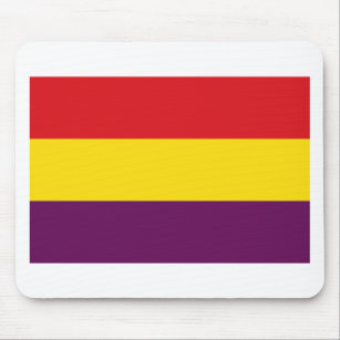 Flag Republic of Spain - Bandera República España Mouse Mat