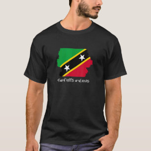 Flag Saint Kitts And Nevis T-Shirt