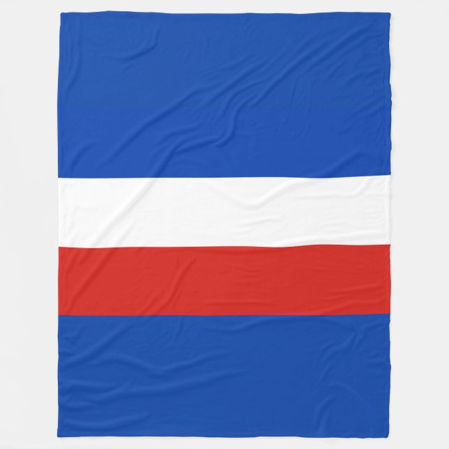 Flag Schleswig-Holstein Fleece Blanket (Front)