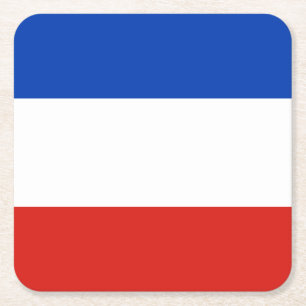 Flag Schleswig-Holstein Square Paper Coaster