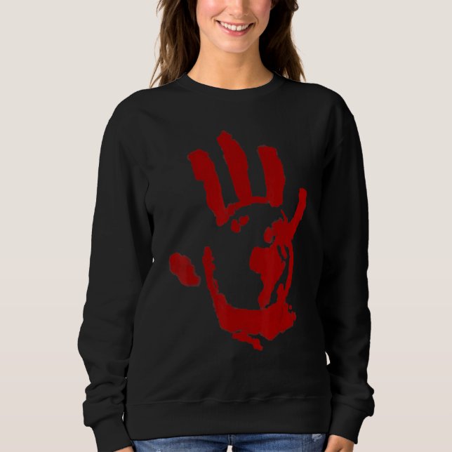 Flag Smasher Print Sweatshirt (Front)