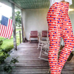 Flag Stars Leggings
