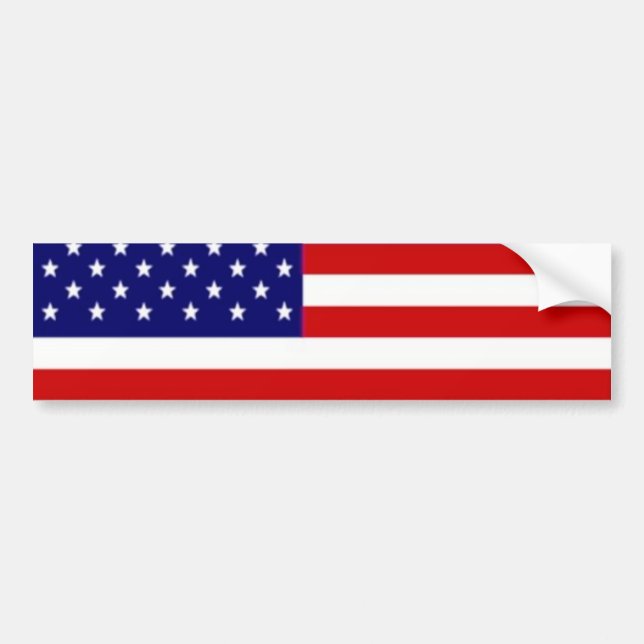 Flag template bumper sticker (Front)