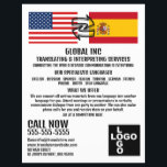 Flag to Flag Design, Translator & Interpreter Flyer<br><div class="desc">Flag to Flag Design,  Translator & Interpreter Advertising Flyers By The Business Card Store.</div>