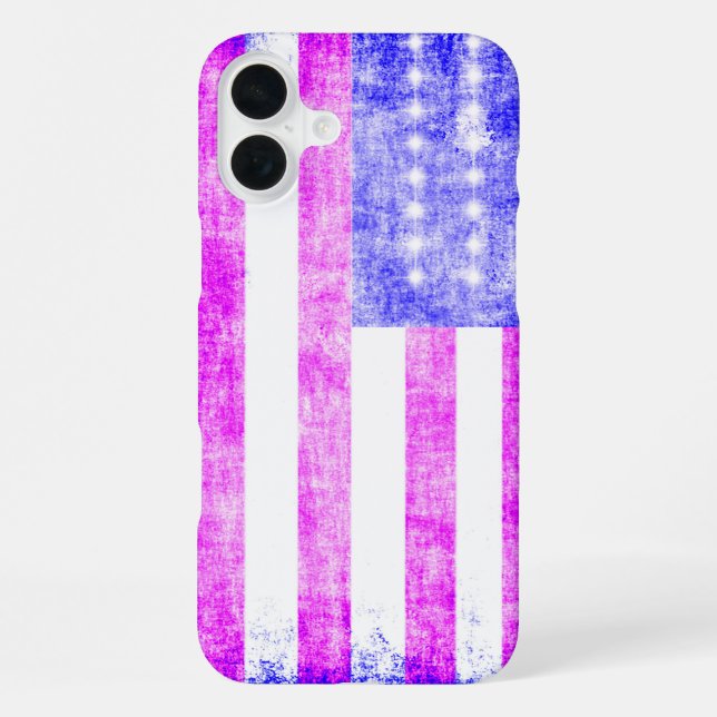 Flag U.S. iPhone Case (Back)