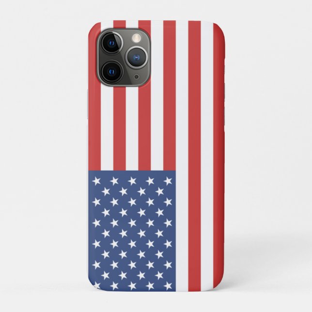 Flag  USA AMERICA   Case-Mate iPhone Case (Back)